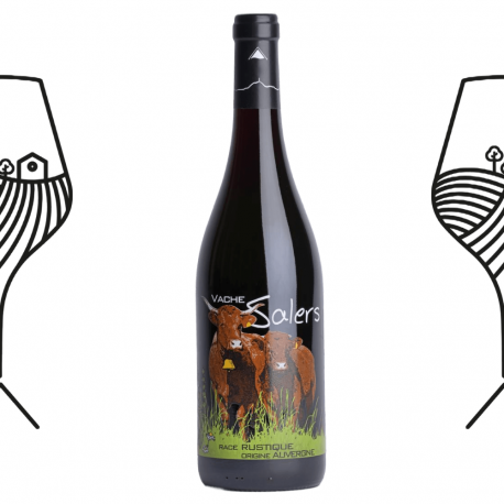 Vache Salers Rouge - Vin rouge IGP (6 bouteilles de 75cl)