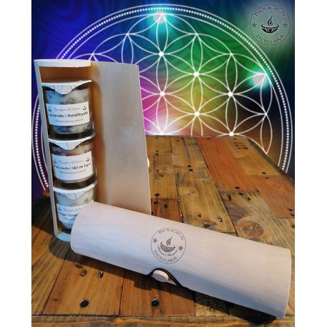 TRIO de BOUGIES "ENERGETIQUES"