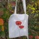 Tote bag en toile "Coquelicots"