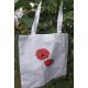 Tote bag en toile "Coquelicots"