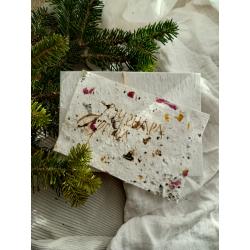 Carte de voeux à planter Joyeuses fêtes Joeyx Noël et Bonne année