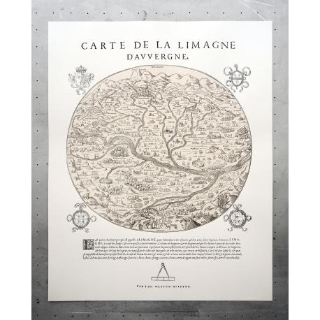 Carte de la Limagne d'Auvergne