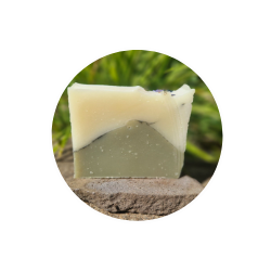 Savon corps Volcan Argile verte, parfum Verveine