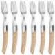 Coffret chêne fourchettes Le Thiers® Art Déco manche bois précieux