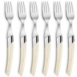 Coffret chêne fourchettes Le Thiers® Art Déco manche ivoirine