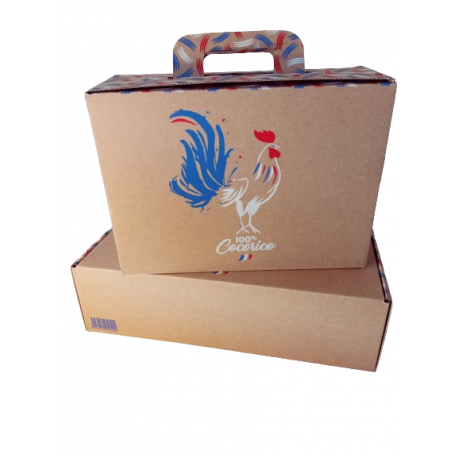 Valisette carton Voyage Gourmand 33cm