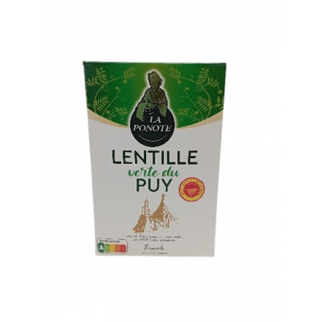 Lentilles Vertes du Velay 500gr