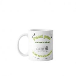 Mug "Faut pas pousser mémé dans les champis"