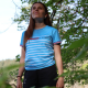 T-shirt de sport Made In France : La Marinière Bleue (F)