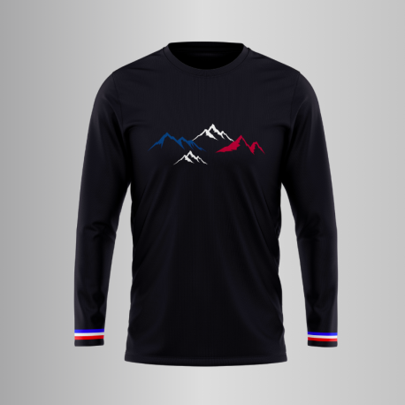 T-Shirt De Sport Made In France : Le Montagnard - ML (H)