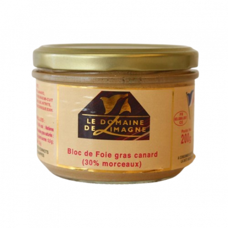 Bloc de Foie gras de Canard 30%