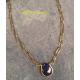 COLLIER PIERRE LAPIS -LAZUILI