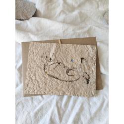 Carte postale loutre