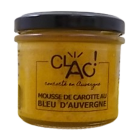 Tartinable apéritif Bio "Mousse de Carotte au Bleu d'Auvergne"