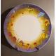 Assiette porcelaine violette histoire de chat