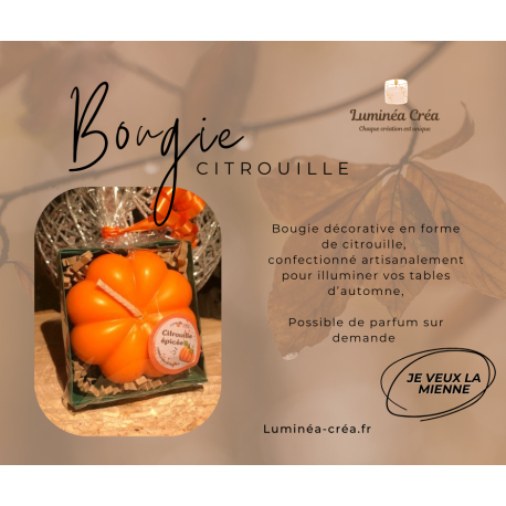 Bougies décoratives d'automne