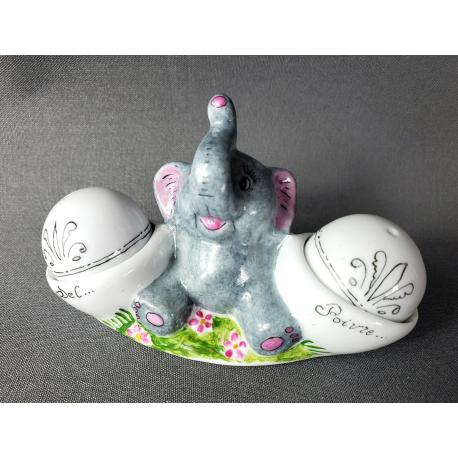 Saliere et poivriere éléphant Saliere et poivriere éléphant