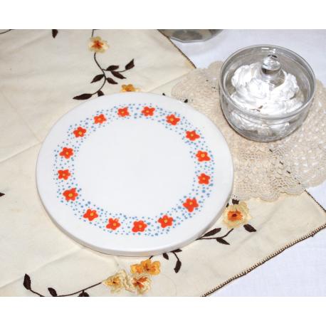 Dessous-de-plat à fleurs orange Dessous-de-plat à fleurs orange