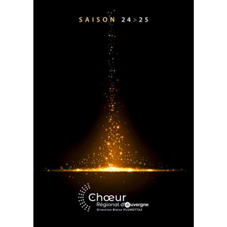 Billetterie Chœur Régional d'Auvergne Saison 2024-2025 Billetterie Chœur Régional d'Auvergne Saison 2024-2025