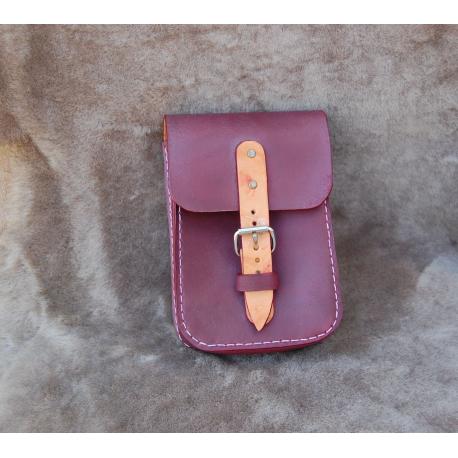 Pochette de ceinture en cuir