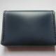 Porte monnaie cuir/ porte cartes style cartable