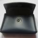 Porte monnaie cuir/ porte cartes style cartable