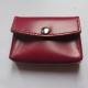 Porte monnaie cuir/ porte cartes style cartable