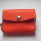 Porte monnaie cuir/ porte cartes style cartable