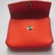 Porte monnaie cuir/ porte cartes style cartable