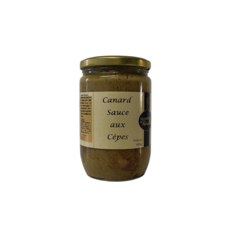 Canard sauce aux cèpes 600gr Canard sauce aux cèpes 600gr