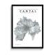 Carte Topographique du Cantal