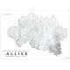 Carte Topographique de l’Allier