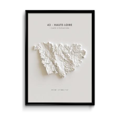 Carte d’élévation Haute-Loire