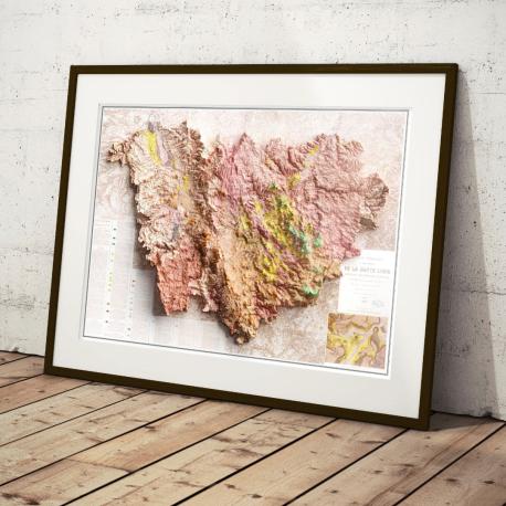 Carte géologique Haute-Loire 1880