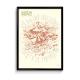 Affiche Carte Massif du Sancy