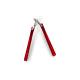 Boucles d'oreilles fines rouge - MAGMA