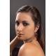 Boucles d'oreilles fines rouge - MAGMA