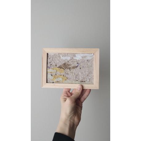 Cadre avec illustration du puy de Dôme petit format Cadre avec illustration du puy de Dôme petit format