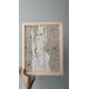 Tableau abstrait, paysage de café