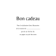 Bon cadeau
