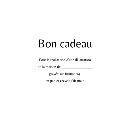Bon cadeau Bon cadeau