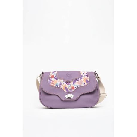 Sac bandoulière Mélo Lilas