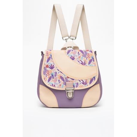 Sac à dos convertible Roomi Lilas