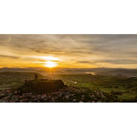 Photographie Panoramique Forteresse de Polignac, Haute-Loire