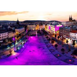 Photographie de la Place de Jaude, Clermont-Ferrand, Panoramique 360° déployé
