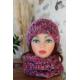 Bonnet et snood "Renoncules"