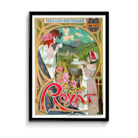 Affiche Royat Chemins de fer PLM