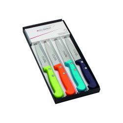 Coffret 4 Offices Lame Crantée ABS Couleurs Panachées