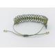 Bracelet manchette macramé