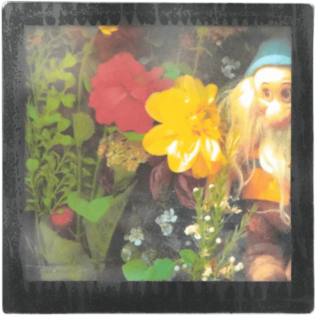 Grand magnet photo Nain de jardin en décor